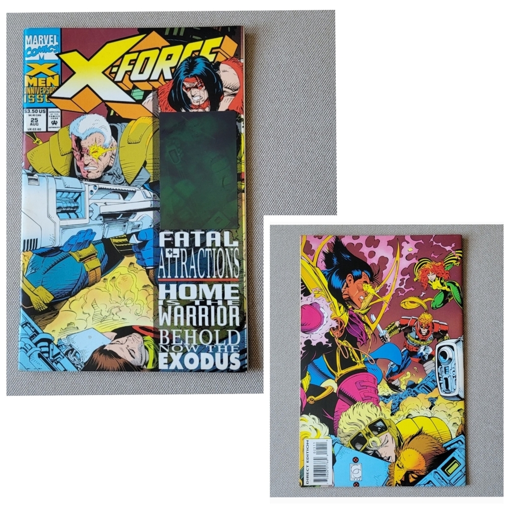 MARVEL COMICS 1993 X-Force Fatal Attractions: Home Is The Warrior Comic Book